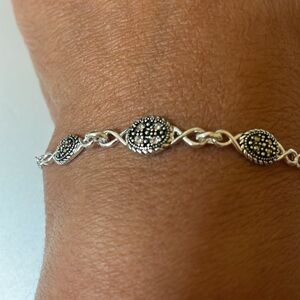 Charter Club Silver-tone Adjustable Bracelet